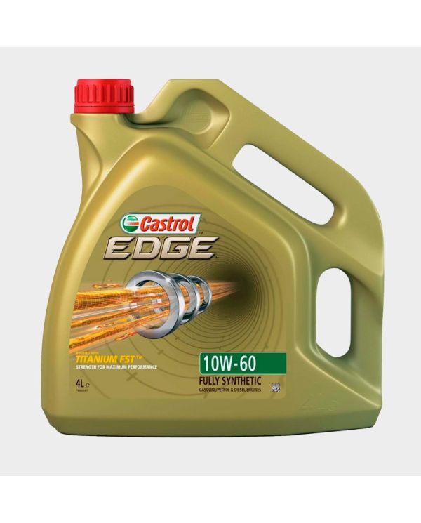 LUBRICANTE CASTROL EDGE 10W60 X 4 LITROS 100 % SINTÉTICO