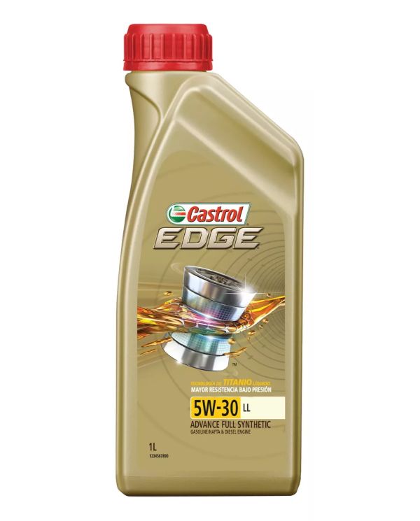 LUBRICANTE CASTROL EDGE 5W30 LL X 1 LITRO 100% SINTÉTICO