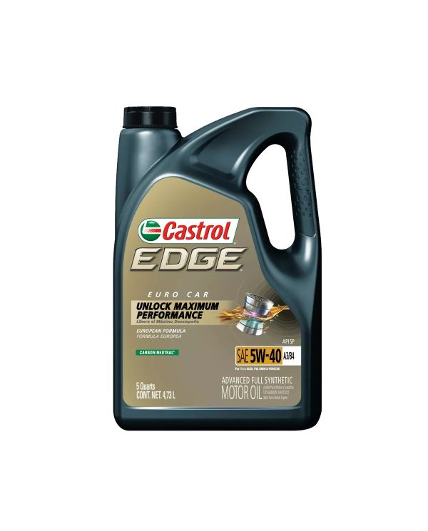 LUBRICANTE CASTROL EDGE 5W40 EUROCAR X 4.73 L 100% SINTÉTICO