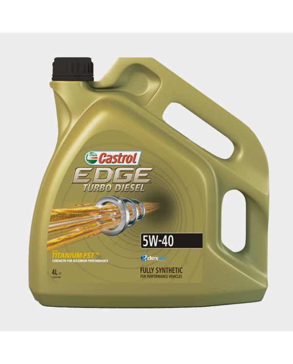 LUBRICANTE CASTROL EDGE 5W40 TURBO DIESEL X 4 LITROS 100% SINTETICO