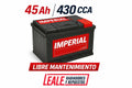 BATERÍA IMPERIAL 12V X 45 AH LIBRE MANTENIMIENTO