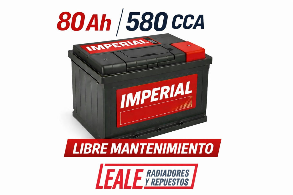 BATERÍA IMPERIAL 12V X 80 AH LIBRE MANTENIMIENTO
