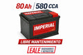 BATERÍA IMPERIAL 12V X 80 AH LIBRE MANTENIMIENTO