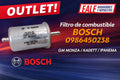OUTLET! Filtro de combustible Bosch 0986450238 GM MONZA / KADETT / IPANEMA metalico