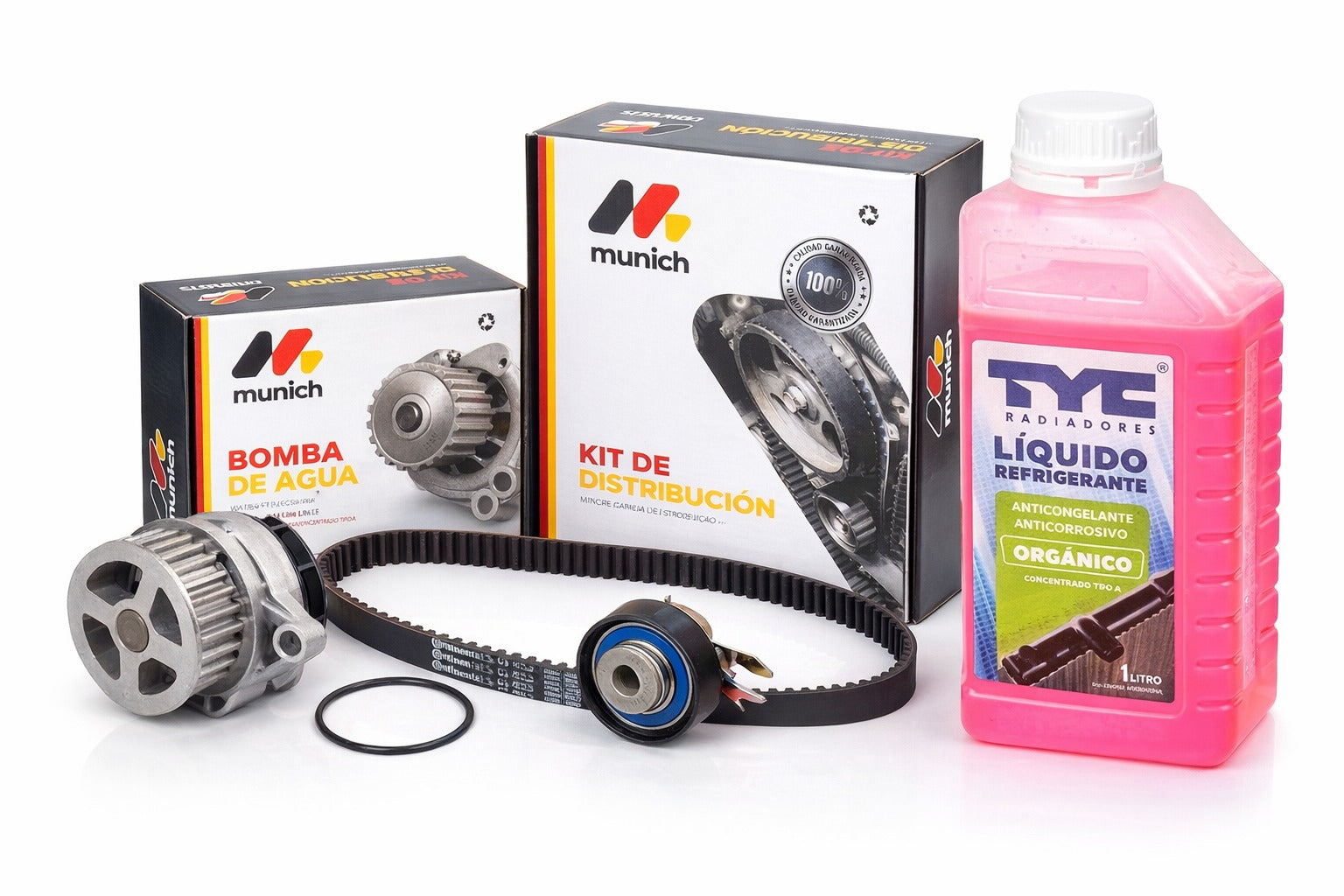 Kit de distribución Munich VW Suran Fox Gol Trend Saveiro 1.6 8V / Gol power 1.4
