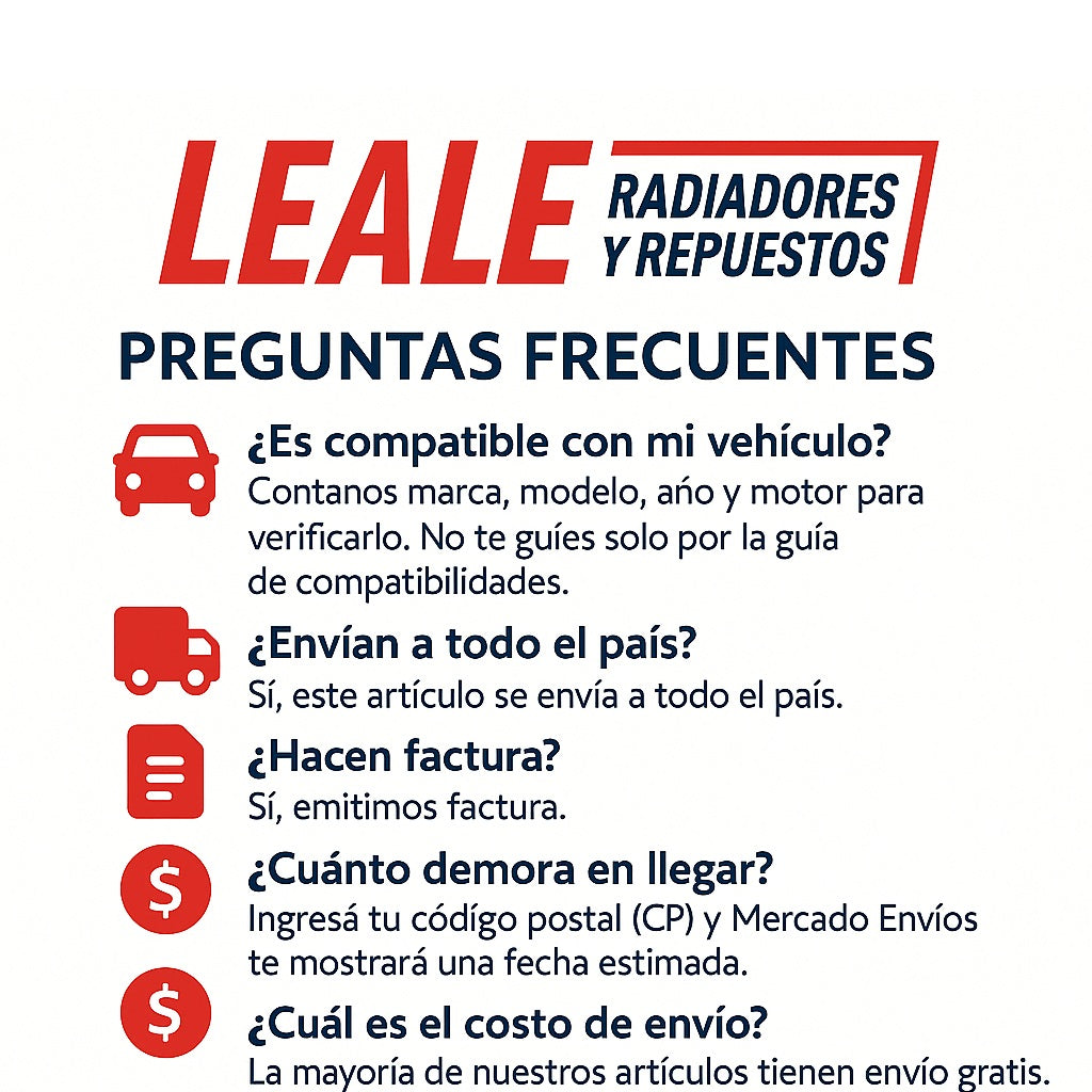 Panel De Radiador Falcon 82/87 Ranchero 67 X 33 4 Filas
