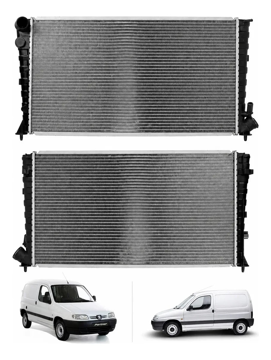 Radiador Peugeot Partner Citroen Berlingo 1.9 Dw8 Brazado
